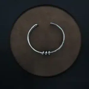 دستبند پالهنگ بنگل نقره کد WB-27