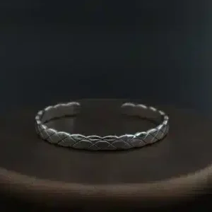 دستبند پالهنگ بنگل نقره کد WB-48