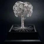 مجسمه نقره درخت ملیله با عیار 925