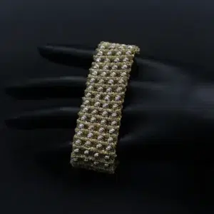دستبند نقره بافت ایتالیایی - زنانه | کد WB-21