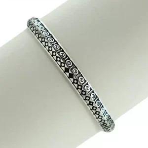 النگو نقره مایا با طراحی اسپرت و مینیمال