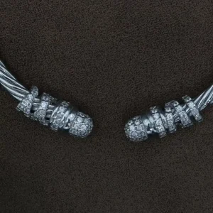 تزئینات نگین اتمی دستبند نقره دیوید یورمن