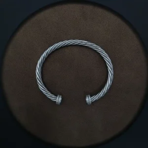 پالهنگ نقره مارپیچی برند دیوید یورمن