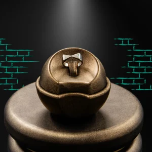 نگشتر نقره‌ با طراحی مینیمال