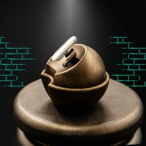 انگشتر نقره مینیمال با طرح بیضی، مناسب برای استایل‌های مدرن و روزمره