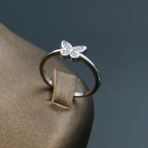 سرویس نقره آبکاری طلا مدل پروانه مدل s03