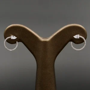 گوشواره حلقه ای نقره