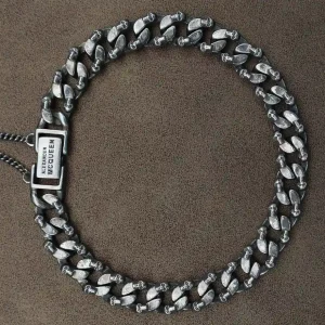 دستبند نقره کارتیه مردانه