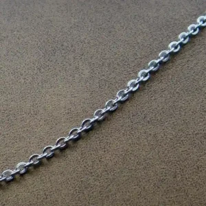 زنجیر نقره با آبکاری طلا کد SC01