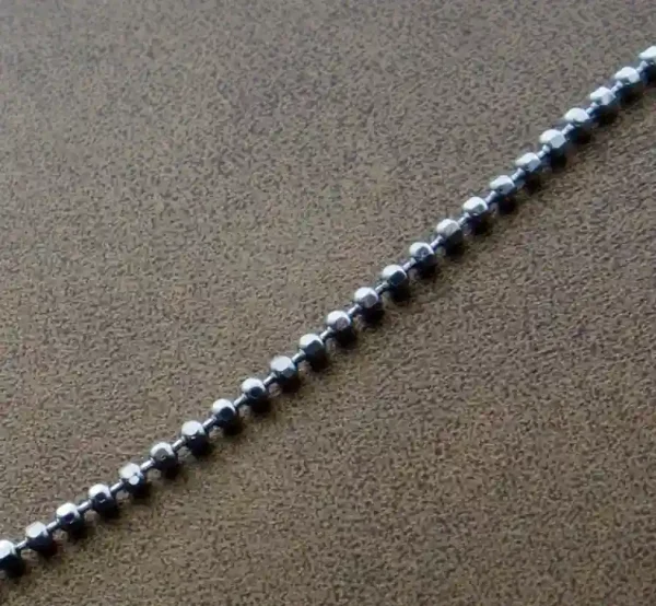 زنجیر نقره با آبکاری طلا کد SC02