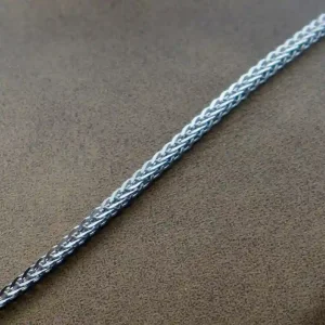 زنجیر نقره با آبکاری طلا کد SC03