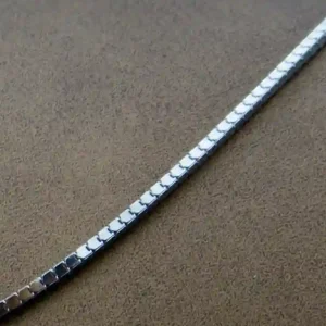 زنجیر نقره با آبکاری طلا کد SC06