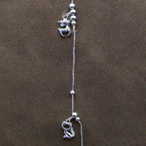 پابند نقره با آبکاری طلا طرح مدرن کد a03