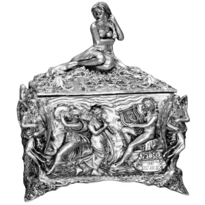 شکلات خوری نقره طرح ویکتوریایی