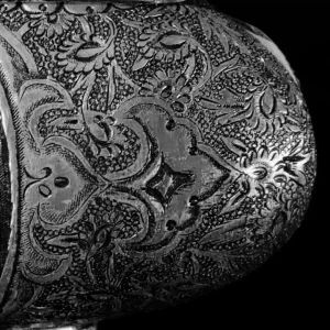 شکلات خوری نقره قلم مینیاتور