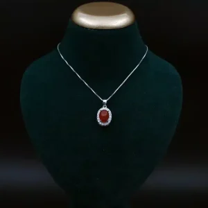 اویز عقیقی معدنی کد pp20