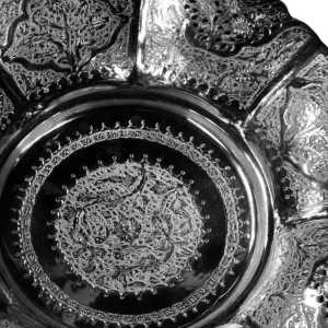 طرح و نقش اسلامی شیرینی خوری نقره