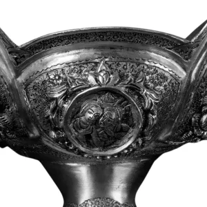 نمای خیلی نزدیک قلم اعلا مینیاتور و گل برجسته کد SK-10