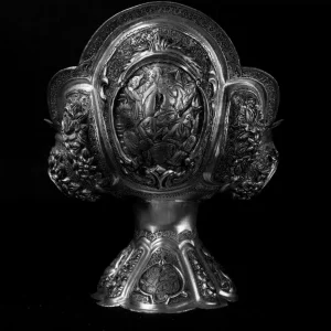 نمای دیگر کشکول بی نظیر نقره دکوراتیو SK-10