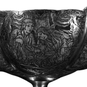 نمای نزدیک با جزئیات بالای طرح نقره کد SK-9