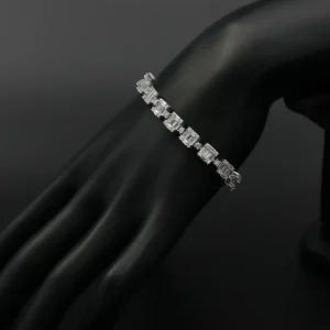 دستبند نقره زنانه - تنیسی