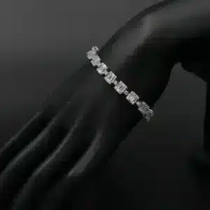 دستبند نقره زنانه - تنیسی