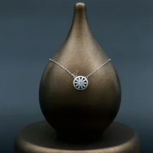 گردنبند نقره زنانه - طرح love