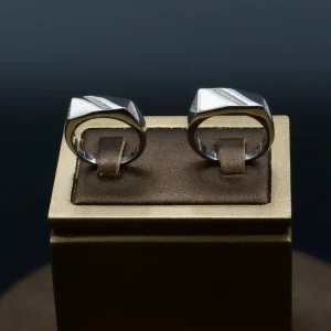 حلقه ست نقره - نگین دار