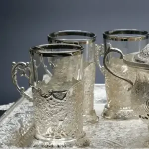 انگاره نقره ۸۴ عیار - طرح گل مرغ