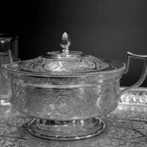 انگاره نقره ۸۴ عیار - طرح گل مرغ