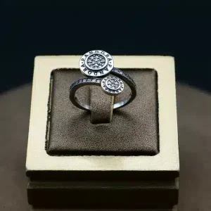 انگشتر نگین دار نقره - حلقه پاندورا