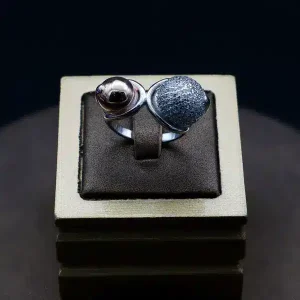 انگشتر نقره زنانه - رزگلد