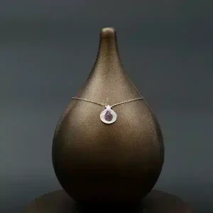 گردنبند نقره زنانه - طرح انار