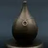 گردنبند نقره زنانه - طرح حلقه