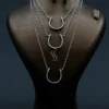 گردنبند نقره زنانه - سه رج