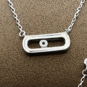 گردنبند نقره زنانه - طرح کارتیه