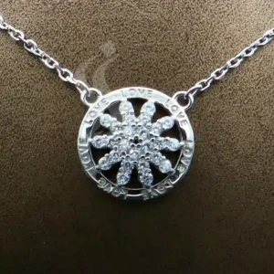 گردنبند نقره زنانه - طرح love