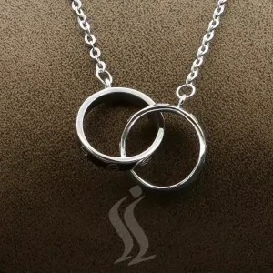 گردنبند نقره زنانه - طرح حلقه