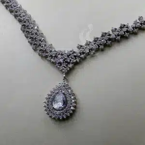 سرویس نقره زنانه - نگین دار