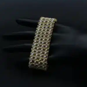 دستبند نقره بافت ایتالیایی - زنانه