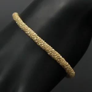 دستبند نقره بافت ایتالیایی - زنانه