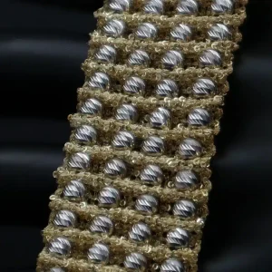 دستبند نقره بافت ایتالیایی - زنانه