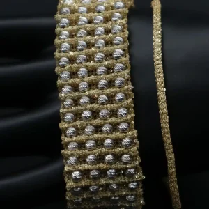 دستبند نقره بافت ایتالیایی - میله ای - زنانه