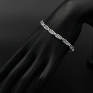 دستبند نقره زنانه - تنیسی