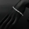 دستبند نقره زنانه - تنیسی