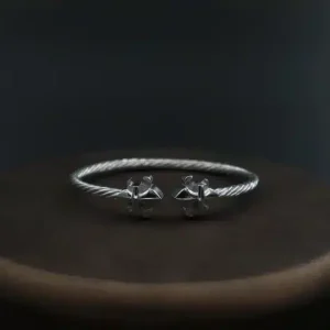 دستبند دیوید یورمن نقره کد WB-51