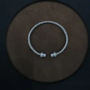 دستبند دیوید یورمن نقره کد WB-43