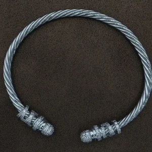 دستبند دیوید یورمن نقره کد WB-44