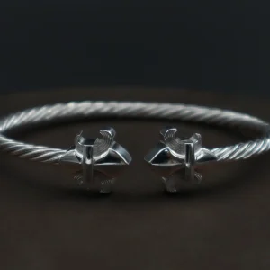 دستبند دیوید یورمن نقره کد WB-51