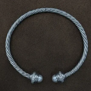 دستبند دیوید یورمن نقره کد WB-43